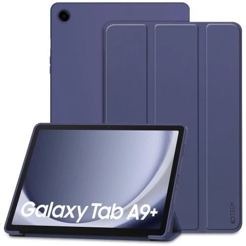Tech- Protect® Smartcase Flip Cover Προστατευτική Θήκη με Δυνατότητα Stand για Samsung Galaxy Tab A9 Plus X210/X215/X216- Navy Blue