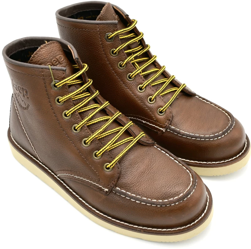 Μποτάκια Ανδρικά minnesota JEEP Καφέ Άνδρας Μποτάκια JM32032A