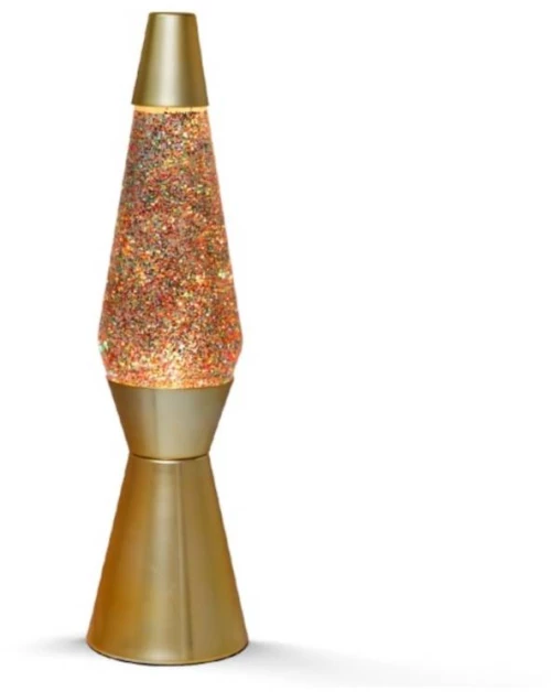 XL1770 Λάμπα TOTAL GIFT Lava Gold Glitter Lamp