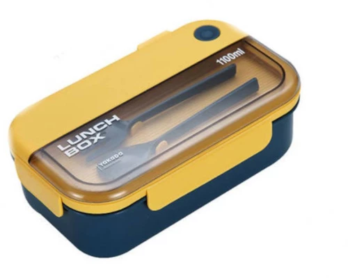 Φαγητοδοχείο Μπλε-Κίτρινο