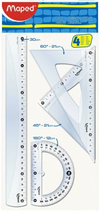 ΜΕΓΑΛΟ ΣΕΤ ΓΕΩΜΕΤΡΙΑΣ CRISTAL 4TMX