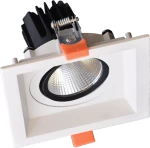 ΤΕΤΡΑΓΩΝΟ ΚΙΝΟΥΜΕΝΟ LED ΣΠΟΤ  30W 230V 4000K ΛΕΥΚΟ