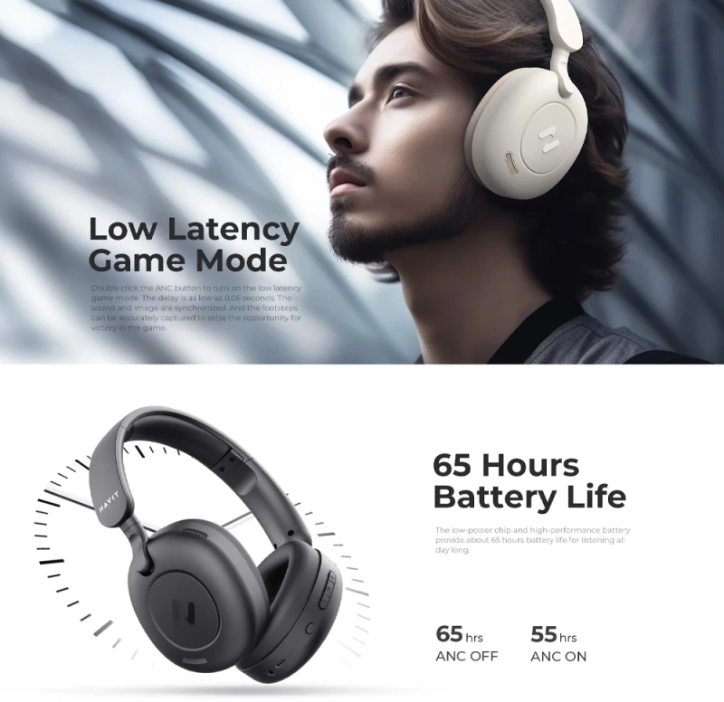 Ασύρματα Ακουστικά Havit - H655BT (Black)