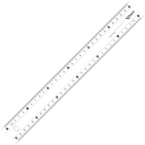 146119 MAPED Χάρακας Cristal 30εκ