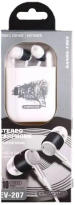 Ενσύρματα ακουστικά - EV-207 - 202296 - White