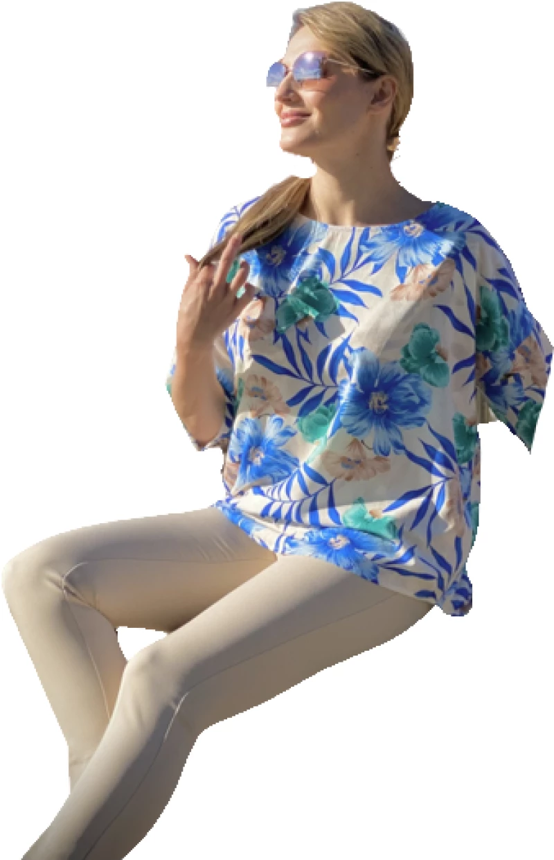 Μπλούζα floral-0075