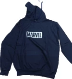 Μπλούζα φούτερ ανδρική με κουκούλα MARVEL Μπλε