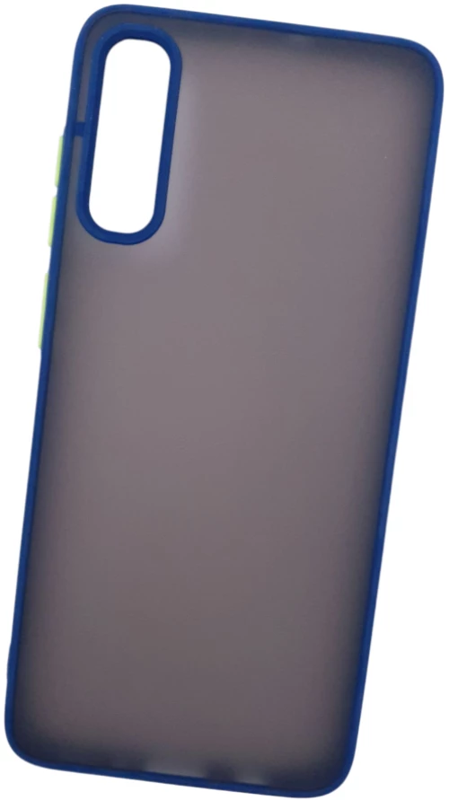 Naxius Case Rubber Frame Blue Samsung A70_A70s Naxius