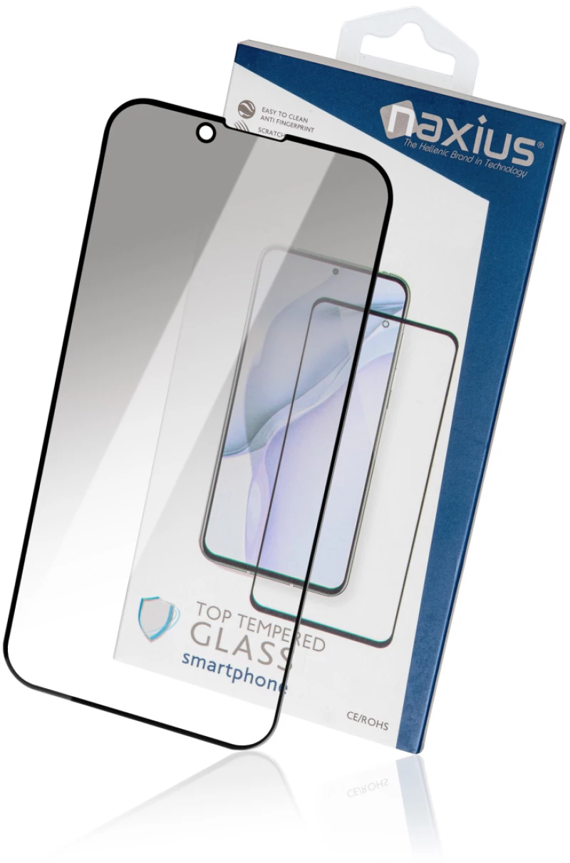 Naxius Privacy Tempered Glass 9H iPhone 13 Mini Full Screen 6D Black CE_RoHS Naxius