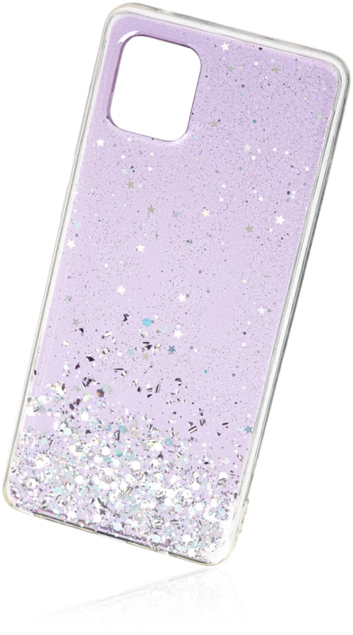 Naxius Case Glitter Purple Samsung Note 10 Lite Naxius