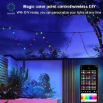 POWERTECH smart LED καλωδιοταινία HLL-0132  RGB  IP44  Bluetooth  15m