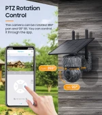SECTEC smart ηλιακή κάμερα κυνηγού ST-517C  3MP  4G  PIR  PTZ  SD  IP65