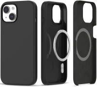 Θήκη Tech-Protect Silicone MagSafe Matte Black-Apple iPhone 15