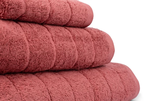 Σετ (3 Τμχ) Πετσέτα Mcdecor Stripe Wine - -