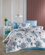 Πάπλωμα Υπέρδιπλο (Σετ) (230X250) Mcdecor Olezka Blue - 230X250