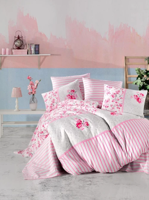 Κουβερλί Υπέρδιπλο (240X270) Mcdecor Mimoza Pink - 220X240