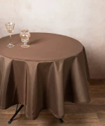 Σατέν ροτόντα 2015 (150cm) καφέ - -