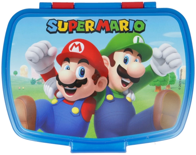 Δοχείο φαγητού πλαστικό  5.6 x 14 x 17cm  Super Mario - 21474