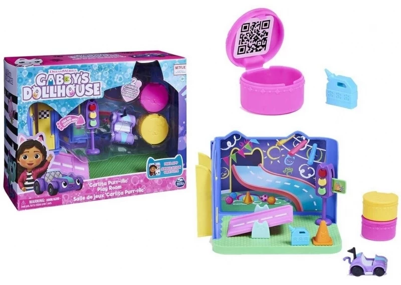 Spin Master Gabby Dollhouse new deluxe Μίνι σετ δωμάτια κουκλόσπιτου Carlitas room 6064149