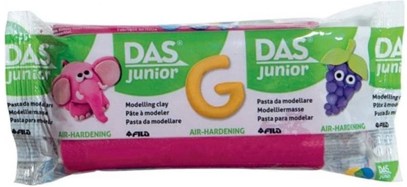 309520 ΠηλόΣ DAS Junior 10 χρώματα 100 γρ.(15 ροζ)