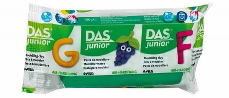 309526 ΠηλόΣ DAS Junior 10 χρώματα 100 γρ.(04 πράσινο)