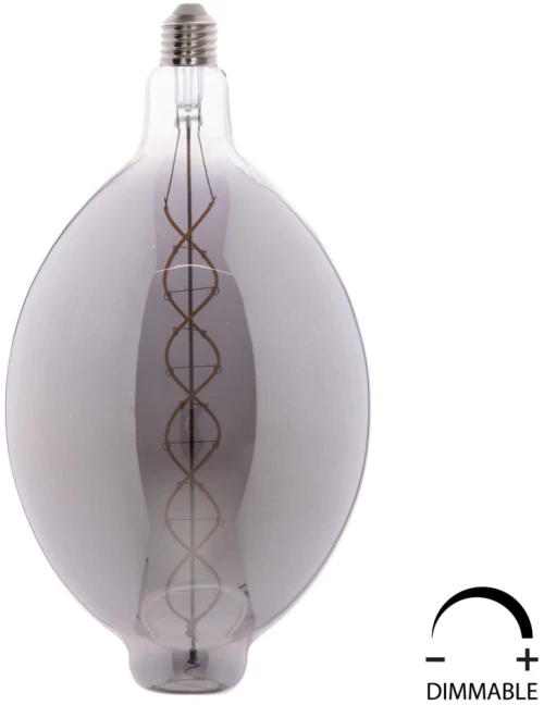 403102 ΛΑΜΠΤΗΡΑΣ LED FILAMENT 8W E27 3000K SMOKE DIMMABLE HM4051.03