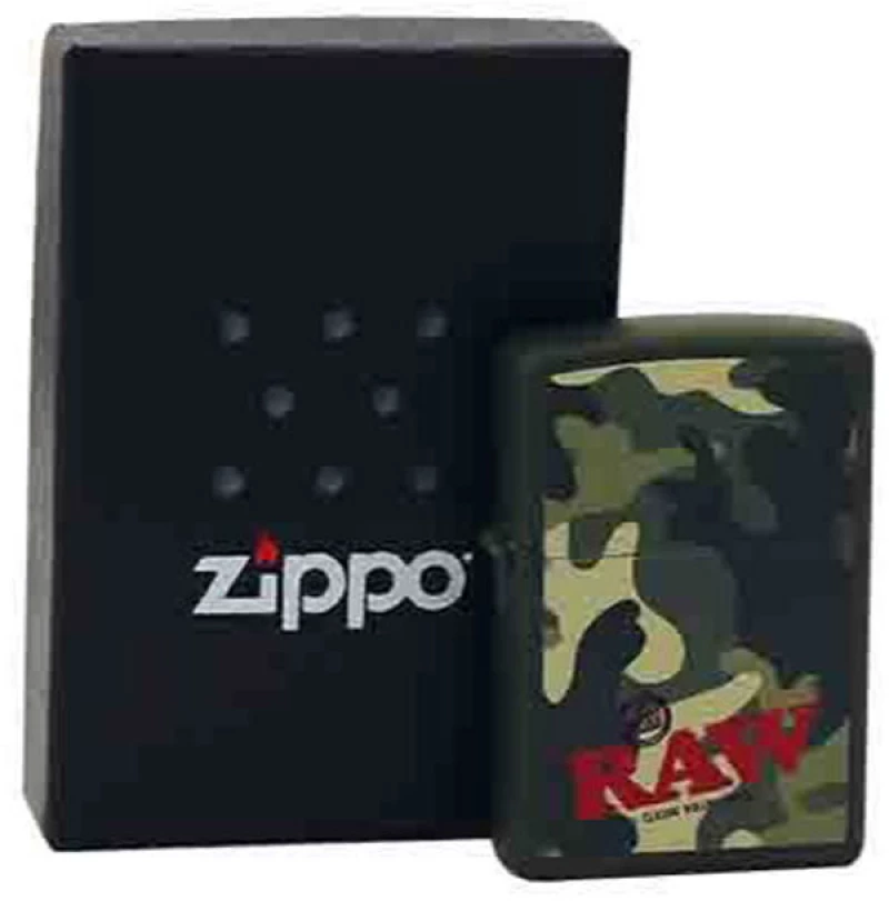 ZIPPO Raw Αναπτήρας - Camouflage