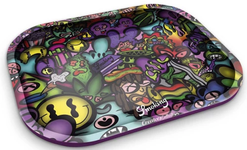 Smoking Rolling Tray Δίσκος Large - Rampage Fans (34x28cm)
