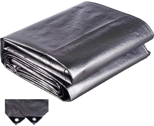 Μουσαμάς ασημί 200gr 3X5m CRESMAN