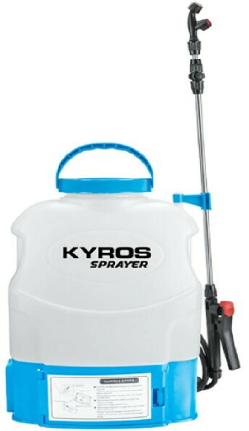 Kyros Ψεκαστήρας KY170 Προπιέσεως Μπαταρίας με Χωρητικότητα 16lt