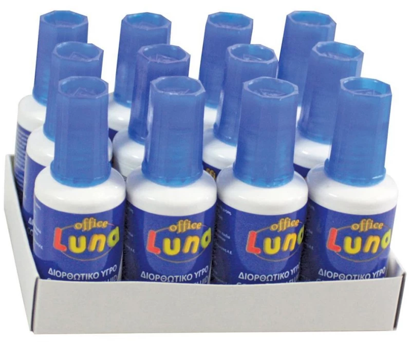 389519 ΔΙΟΡΘΩΤΙΚΟ ΥΓΡΟ ΜΟΝΟ LUNA 20ML ΣΕΤ 12 ΤMX (ΣΕΤ 12 ΤΕΜΑΧΙΩΝ)