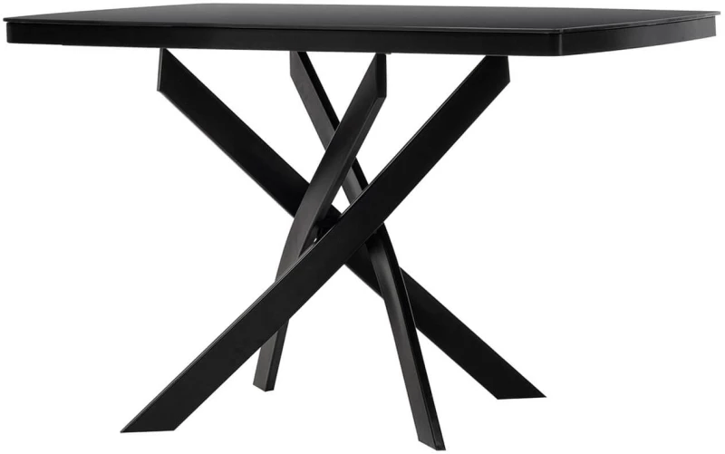 Varossi Τραπέζι Orion 120 Μαύρο 120 x 75 x 75 VAR-100-080