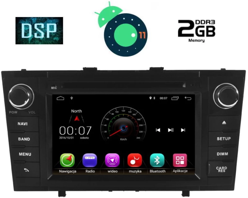DIGITAL IQ X227M_GPS (7'' DVD).      MULTIMEDIA  OEM  TOYOTA AVENSIS mod. 2009