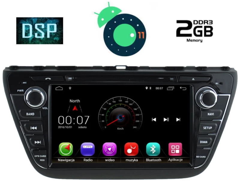 DIGITAL IQ X378M_GPS (8'' DVD).      MULTIMEDIA OEM  SUZUKI SX4 S-CROSS mod. 2014