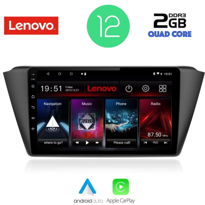 LENOVO LVB 4582_CPA (9inc) MULTIMEDIA TABLET OEM SKODA FABIA mod. 2015>