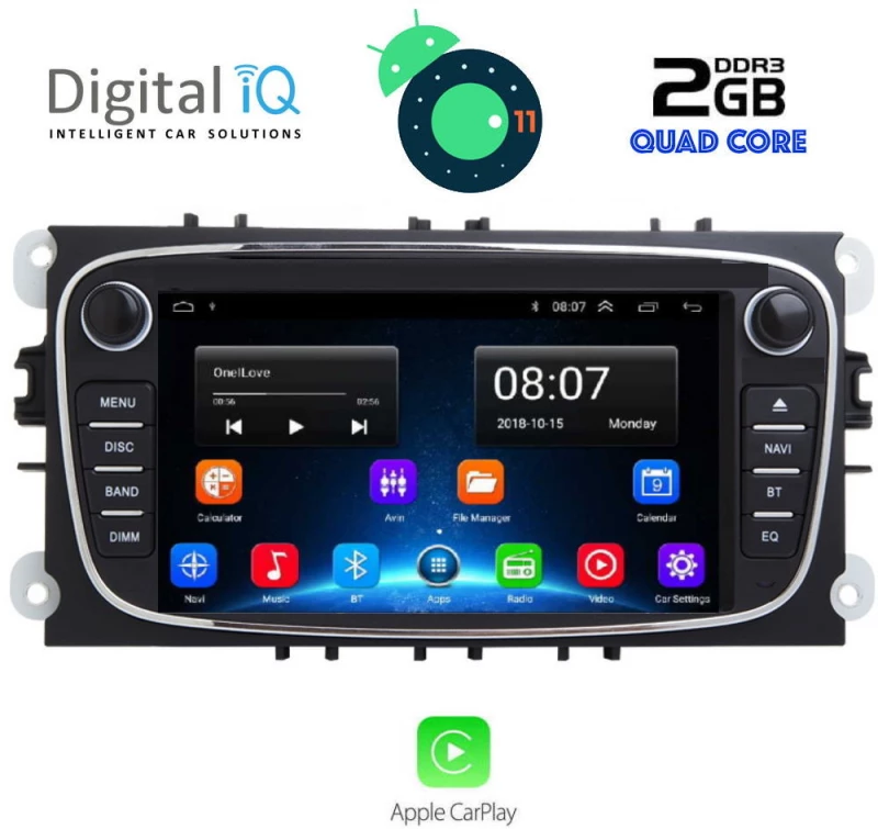 DIGITAL IQ IHB 003_CP (7'' DECK) MULTIMEDIA OEM FORD mod. 2007-2011