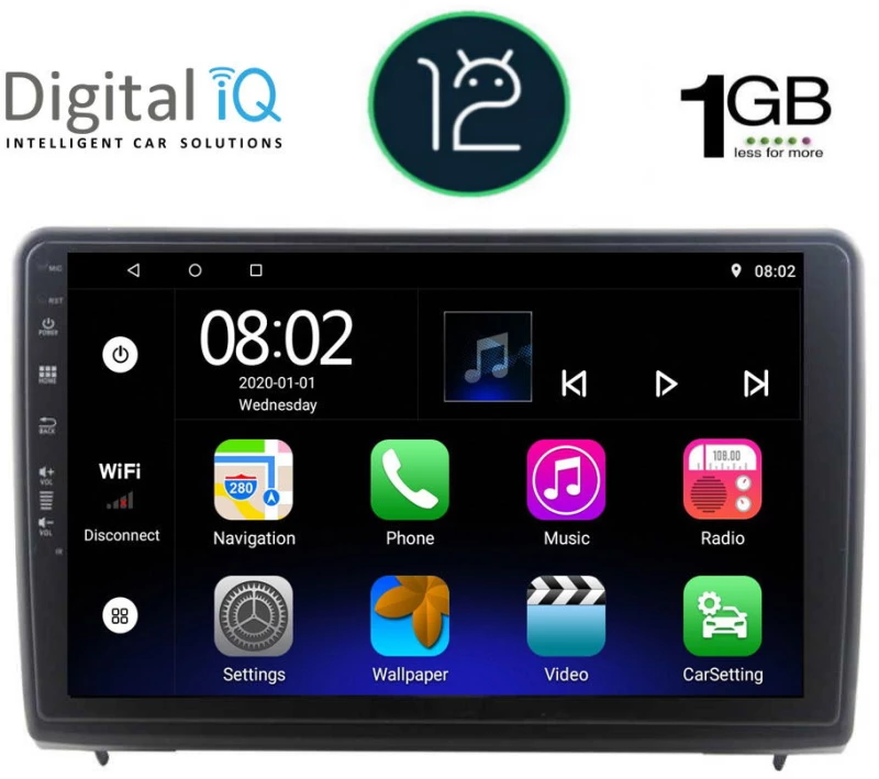 DIGITAL IQ RTB 1151_GPS (10inc) MULTIMEDIA TABLET OEM FORD ECOSPORT  mod. 2018>