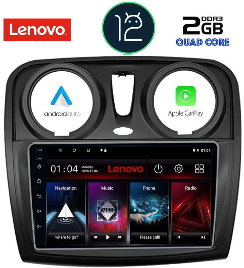 LENOVO LVB 4112_CPA (9inc) MULTIMEDIA TABLET OEM DACIA DOKKER 2012>