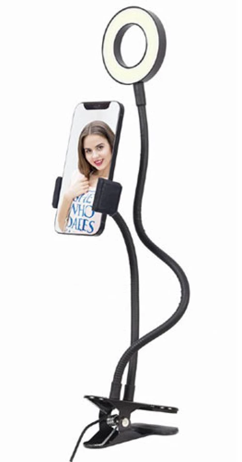GEMBIRD SELFIE RING LIGHT WITH PHONE HOLDER