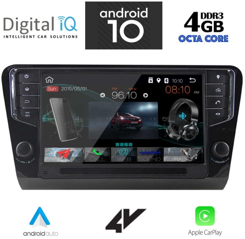 DIGITAL IQ X807_CPA (9inc) MULTIMEDIA  OEM  SKODA OCTAVIA 7  mod. 2013-2021