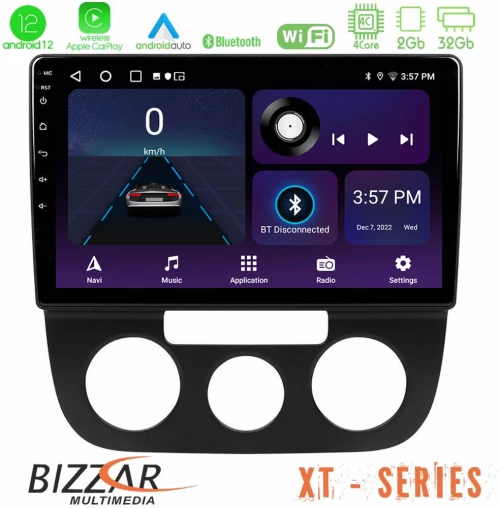 Bizzar xt Series vw Jetta 4core Android12 2+32gb Navigation Multimedia Tablet 10 u-xt-Vw0393