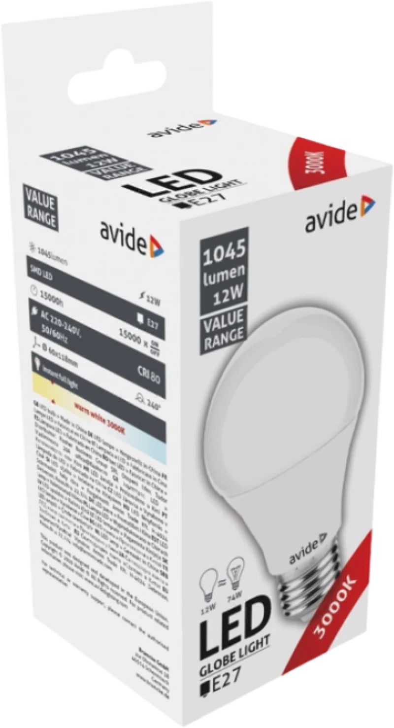 jager ΛΑΜΠΑ LED AVIDE 10W Ε27 3000Κ (AV-920924)