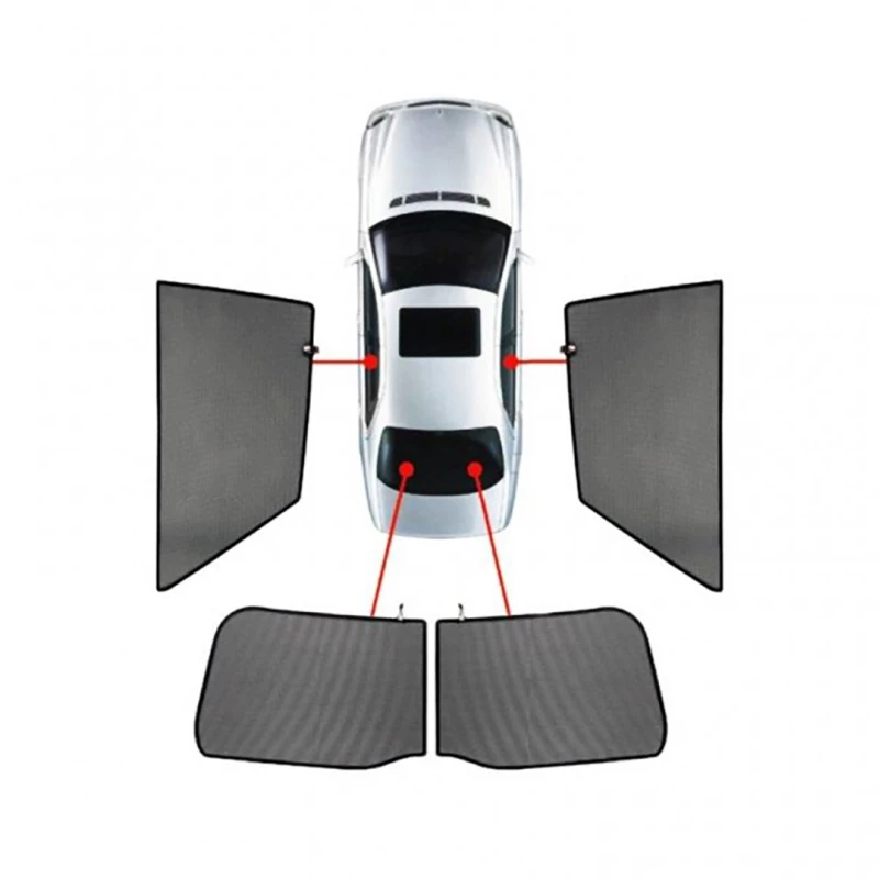 PVC.MB-A-5-D MERCEDES A CLASS W177 5D 2019> ΚΟΥΡΤΙΝΑΚΙΑ ΜΑΡΚΕ CARSHADES - 4 ΤΕΜ.