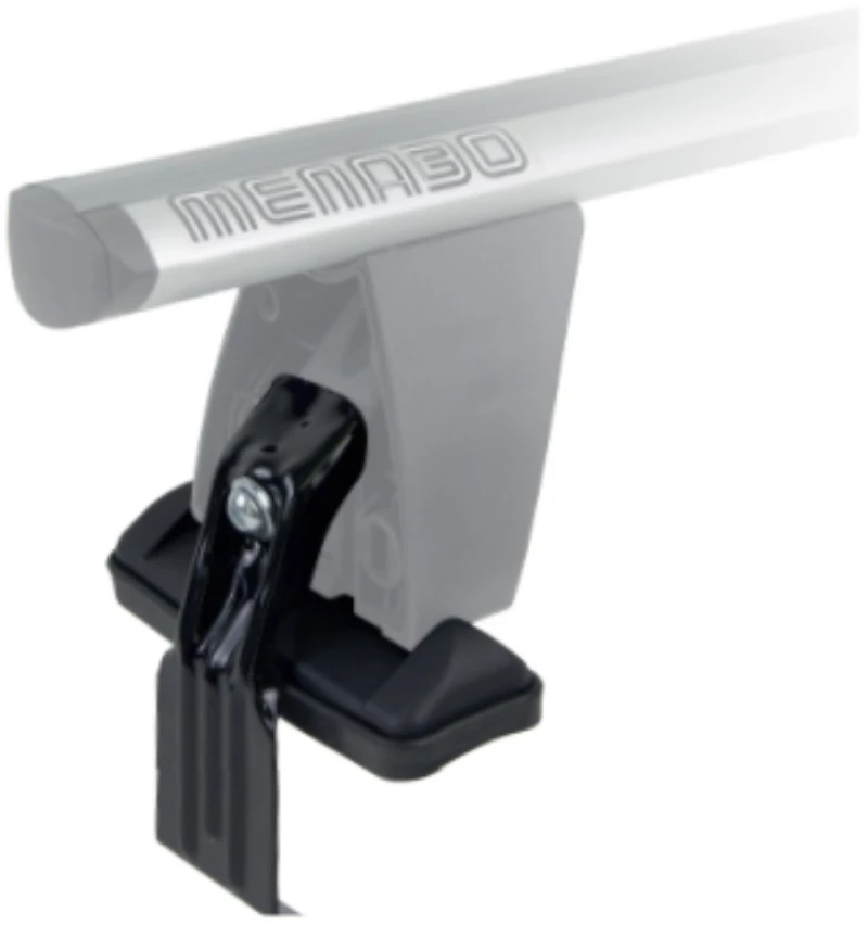 9670/MB DLKIT05G KIT TYPE G ΑΚΡΑ (ΠΟΔΙΑ) ΓΙΑ ΜΠΑΡΕΣ ΟΡΟΦΗΣ DELTA BLACK/SILVER MENABO - 1 ΣΕΤ