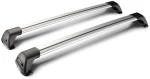 Y8050198 ΜΠΑΡΕΣ ΟΡΟΦΗΣ ΑΛΟΥΜΙΝΙΟΥ FLUSH MIXED 110 + 115 cm YAKIMA ΜΕ ΚΛΕΙΔΙ - 2 ΤΕΜ.