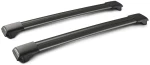 Y8050242 ΜΠΑΡΕΣ ΟΡΟΦΗΣ ΑΛΟΥΜΙΝΙΟΥ ΜΑΥΡΗ RAIL BAR STANDARD 97cm ΜΕ ΚΛΕΙΔΙ - 2 TEM.