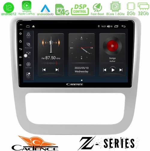 Cadence z Series vw Scirocco 2008-2014 8core Android12 2+32gb Navigation Multimedia Tablet 9 u-z-Vw0057sl