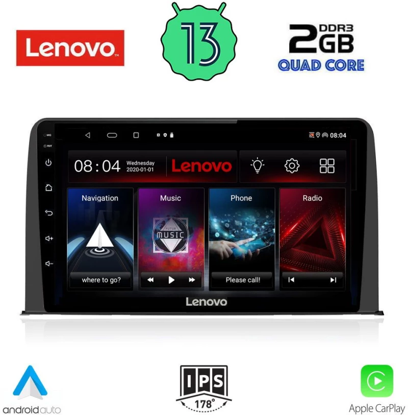 LENOVO LVD 4199_CPA (10inc) MULTIMEDIA TABLET OEM HONDA CRV mod. 2017>