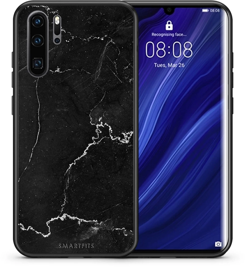 Marble Black - Huawei P30 Pro θήκη