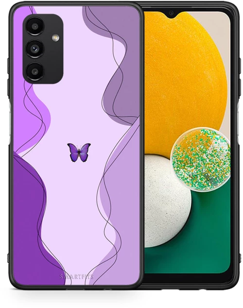 Purple Mariposa - Samsung Galaxy A13 5G θήκη